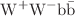 $${\mathrm {W^+}} {\mathrm {W^-}} {\mathrm {b}} {\bar{\mathrm{b}}} $$