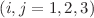 $$(i,j = 1,2,3)$$
