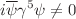 $$i\overline{\psi }\gamma ^5\psi \not =0$$