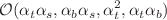 $$\mathcal {O}{(\alpha _t \alpha _s, \alpha _b \alpha _s, \alpha _t^2,\alpha _t\alpha _b)}$$
