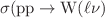 $$\sigma ( {{\mathrm {p}\mathrm {p}}} \rightarrow {\mathrm {W}} (\ell \nu )$$