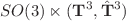 $$SO(3)\ltimes (\mathbf {T}^3,\hat{\mathbf {T}}^3)$$