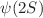 $$\psi {(2S)}$$