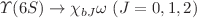 $$\Upsilon (6S) \rightarrow \chi _{bJ} \omega ~(J=0,1,2)$$