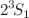 $$2^3\!S_1$$