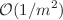 $${\mathcal {O}}(1/m^2)$$