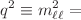 $$q^2 \equiv m_{\ell \ell }^2 = $$