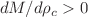$$dM/d\rho _c>0$$