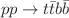 $$pp\rightarrow t \bar{t} b\bar{b} $$