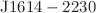 $$\hbox {J}1614-2230$$