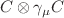 $$C \otimes \gamma _\mu C$$