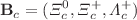 $$\mathbf{B}_c=(\Xi _c^0,\Xi _c^+,\Lambda _c^+)$$