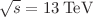 $$\sqrt{s} = 13\,\text {TeV} $$