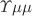 $$\Upsilon \mu \mu $$