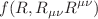 $$f(R,R_{\mu \nu }R^{\mu \nu })$$