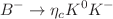 $$B^- \rightarrow \eta _c K^0 K^-$$