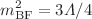 $$m_{\mathrm{BF}}^2=3 {\Lambda }/4$$