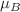 $$\mu _B$$