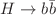 $$H\rightarrow b{\bar{b}}$$