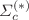 $$\varSigma _c^{(*)}$$
