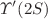 $$\Upsilon '(2S)$$