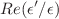 $$Re(\epsilon '/\epsilon )$$