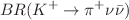 $$BR(K^+ \rightarrow \pi ^+ \nu {\bar{\nu }})$$