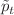 $${\tilde{p}}_{t}$$