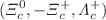 $$(\Xi _c^0,-\Xi _c^+,\Lambda _c^+)$$