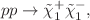 $$pp\rightarrow \tilde{\chi }^+_1\tilde{\chi }^-_1,$$