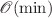 $$\mathscr {O}(\mathrm{min})$$
