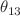 $$\theta _{13}$$
