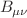 $$B_{\mu \nu }$$