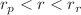 $$r_p<r<r_r$$