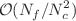 $${{\mathcal {O}}}(N_f/N_c^2)$$