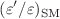 $$(\varepsilon '/\varepsilon )_\text {SM}$$