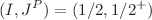 $$(I,J^P)=(1/2,1/2^+)$$