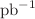 $$\hbox {pb}^{-1}$$