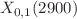 $$X_{0,1}(2900)$$