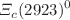 $$\Xi _c(2923)^0$$