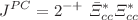 $$J^{PC}=2^{-+}~{\bar{\Xi }}_{cc}^{*}\Xi _{cc}^{*}$$