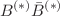$$B^{(*)}{\bar{B}}^{(*)}$$