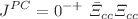 $$J^{PC}=0^{-+}~{\bar{\Xi }}_{cc}\Xi _{cc}$$