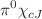 $$\pi ^0 \chi _{cJ}$$