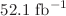 $$52.1\hbox { fb}^{-1}$$
