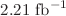 $$2.21\hbox { fb}^{-1}$$
