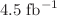 $$4.5\hbox { fb}^{-1}$$