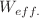 $$W_{eff.}$$