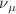 $$\nu _{\mu }$$