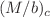 $$(M/b)_c$$
